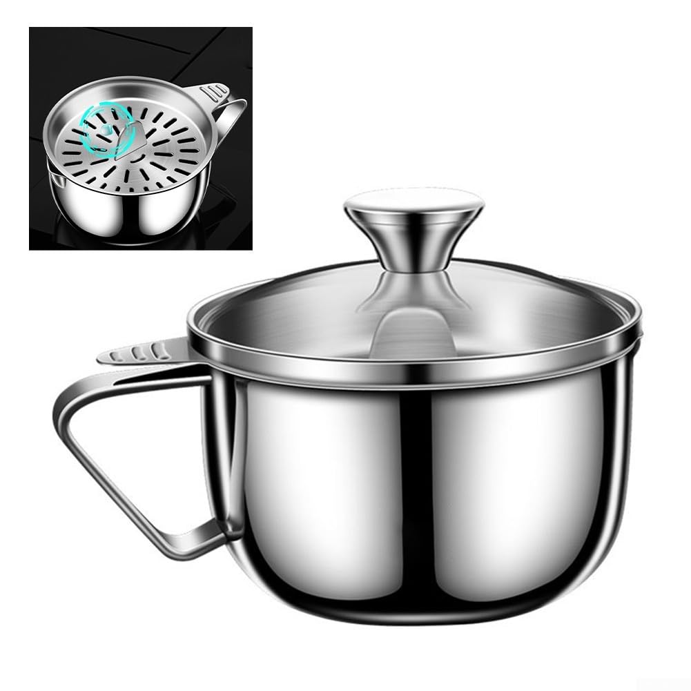 Separador de huevos de acero inoxidable robusto: separador de proteínas preciso para hornear y cocinar, utensilio de cocina duradero, 16 x 13 x 10 cm