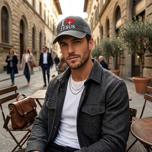 Image of I, Love Embroidered Baseball Cap