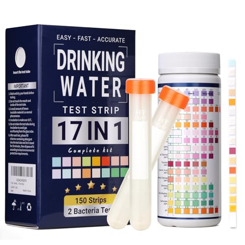 17in1 Drinking Water Test Kit - 150Count Drinking Water Test Stri...