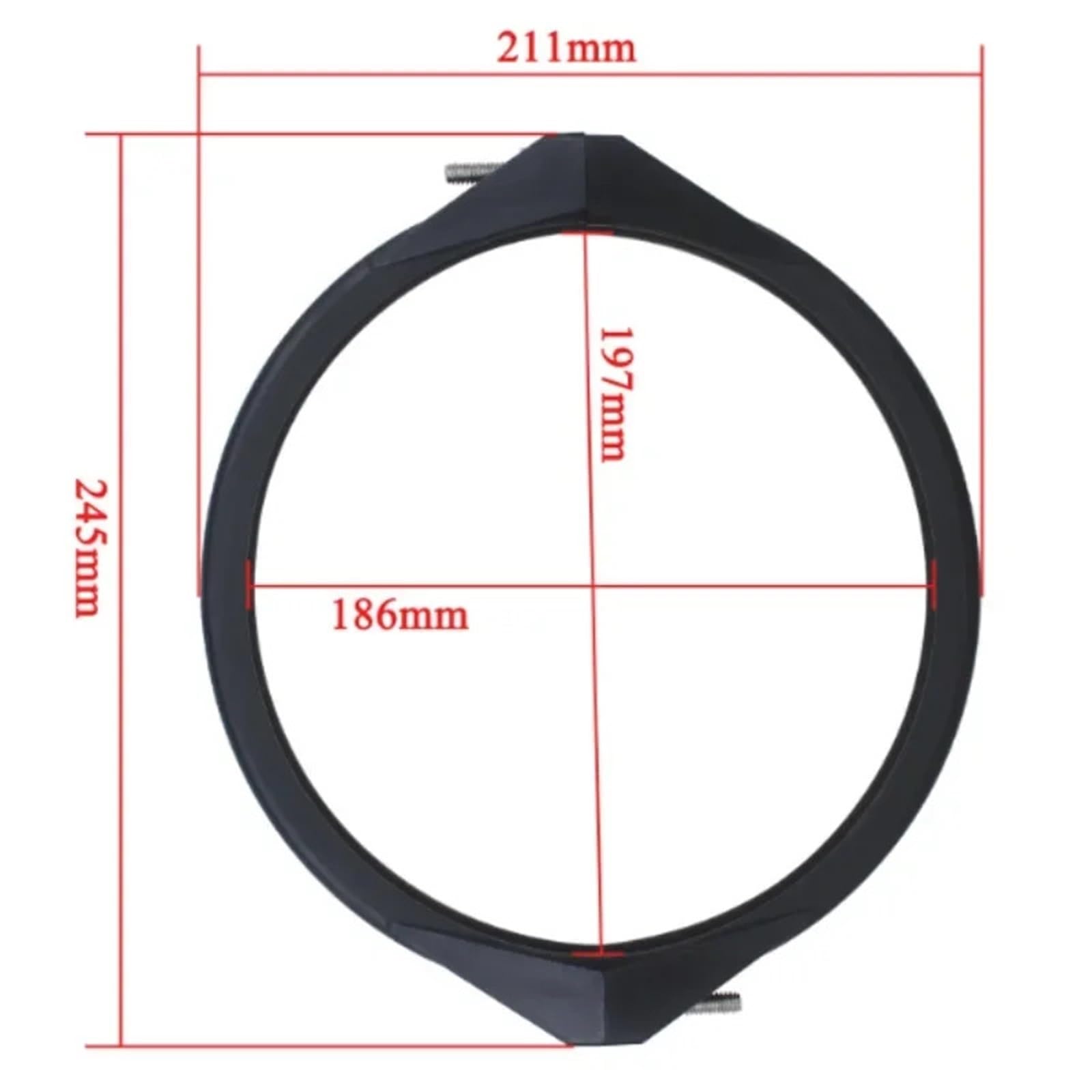 Abrazadera de válvula de repuesto y conjunto de tornillos para filtro de arena, anillo de cuello, accesorio para cabezal de depósito de arena