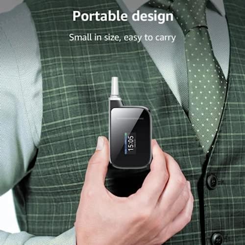 Image of Alcohol Tester Breathalyzer Rapid Sensor Electrochimical Fuel Cell with Superior Accuracy Reliable and Super Sensitive Professional-Grade Compact and Lightweight (Model S-2)