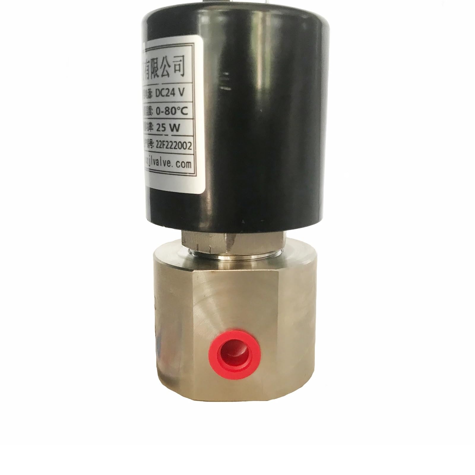 200bar 20MPa 2-drożny wysokociśnieniowy zawór elektromagnetyczny azotu wodorowego 1/4 1/8 otwór 2 mm SS304 DN2 normalnie zamknięty (45295, NPT-48VDC)