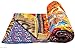 Royal Craft Wholesale Lot of Indian Vintage Kantha Quilt Handmade Throw Reversible Blanket Bedspread Cotton Fabric Bohemian Quilt (5), Assorted Colors, 85X55 Inches (216X140 CM)