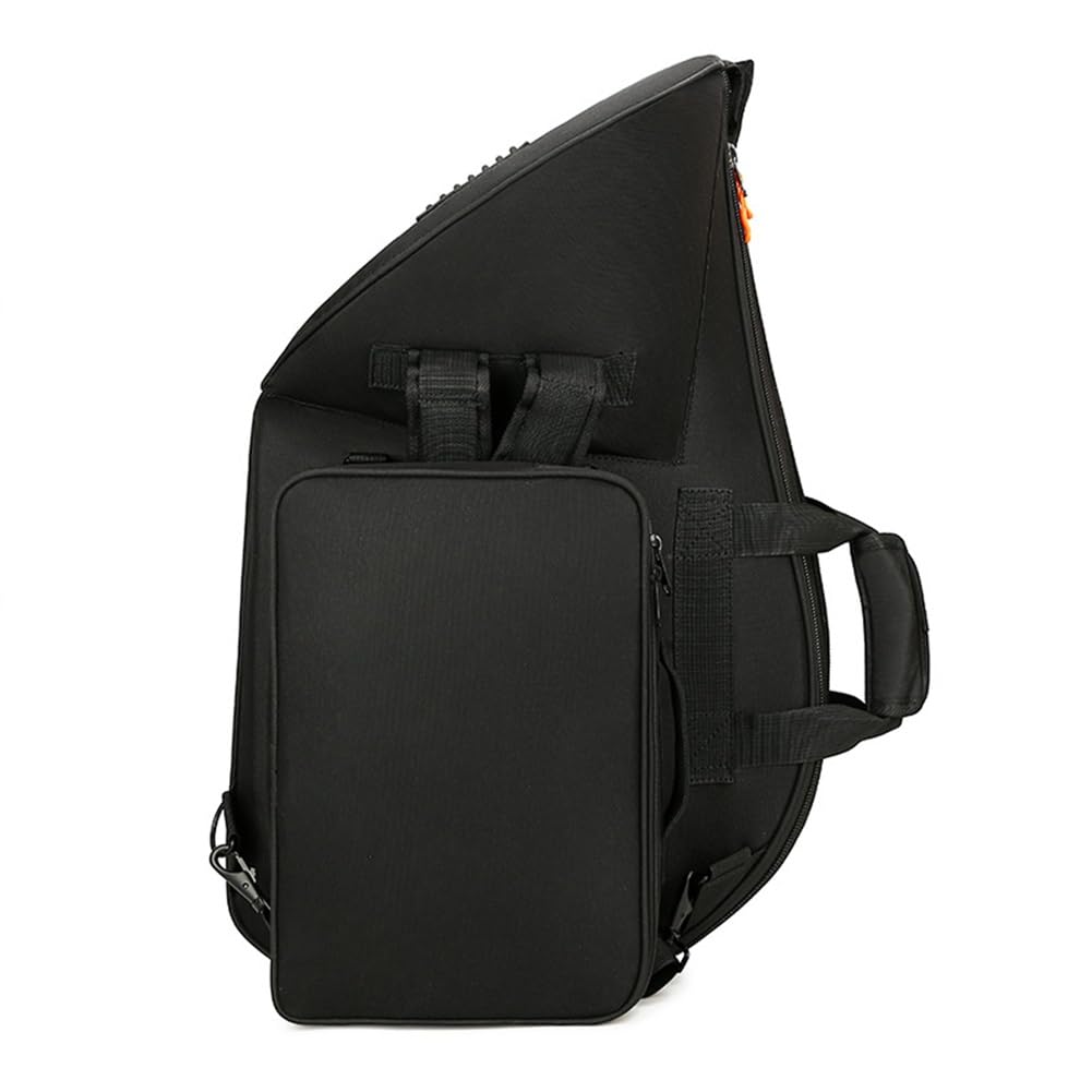Custodia per Corno Francese, Borsa in Tessuto Oxford Impermeabile, Borsa per Corno Francese in Ottone, Custodia Morbida per Strumento Musicale per concerti, Viaggi e spettacoli dal Vivo.