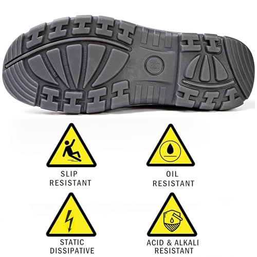 Men's Slip on Soft/Composite Toe Slip Resistant Waterproof Puncture-proof Work Boots4