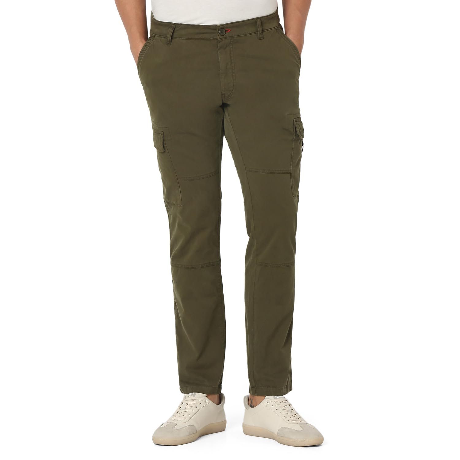 spykar Men's Regular Cargo Pants-picture-36