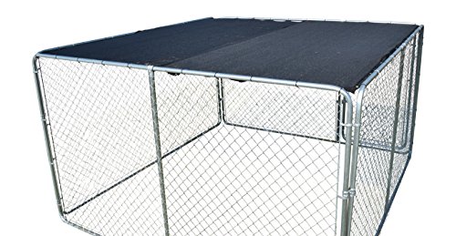 Nickanny's UV Rated 85% Block Cover for Dog Kennel Sun Block Shade Top with Grommets and Cable Ties for Installation (10… - Image 4