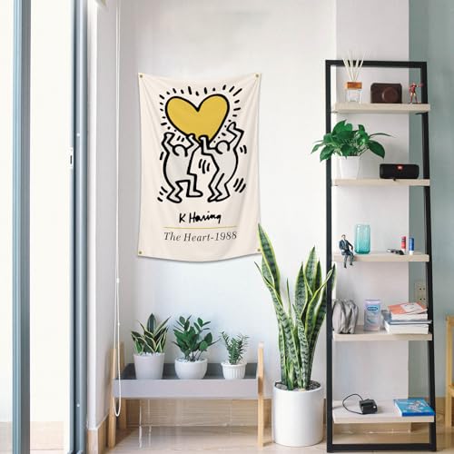 Owupia OW-02 The Heart Tapestry Minimalist Abstract Wall Hanging Posters Banner thumb #3