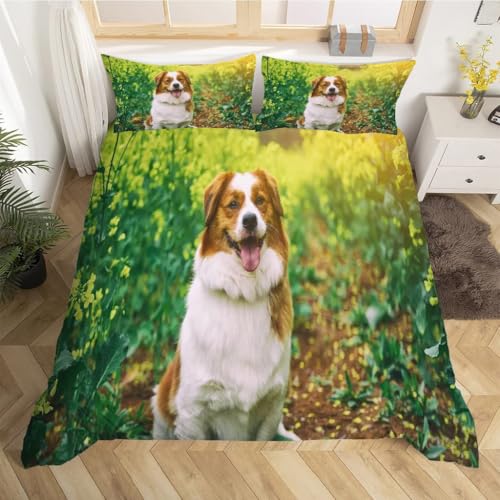 Parure de lit chiot housse de couette 220x240抗毛发易洗拉链款 - 3