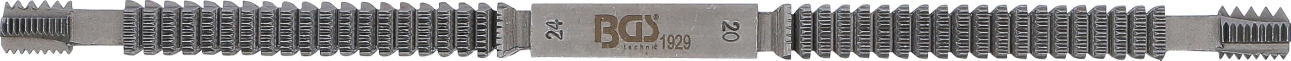 BGS 1929 | Lima ravvivafiletti | per filetti interni ed esterni | Whitworth 10 - 24