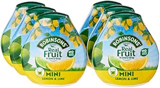 Robinsons Mini - No Added Sugar - Low Calorie - Lemon and Lime, 6 Count