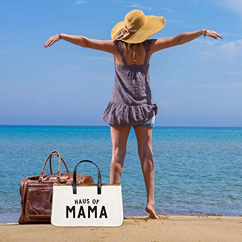 Image of Santa Barbara Design Studio Tote Bag For Women Hold Everything 100% Cotton Canvas Shoulder Bag with Waterproof Lining, Large