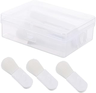 3 piezas de mini brocha para rubor, cerdas su...