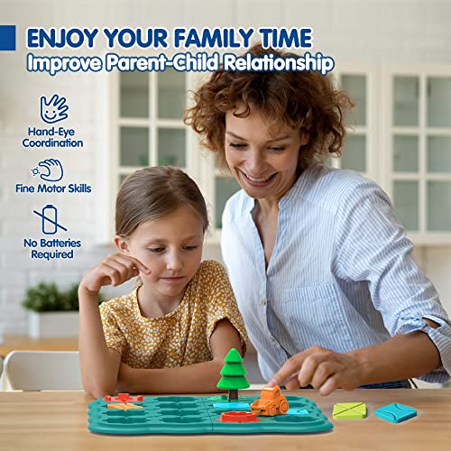Bonitoto 3070 Kids Toys Stem Board Games - Logic Road Builder Brain Teasers Puzzles thumb #5