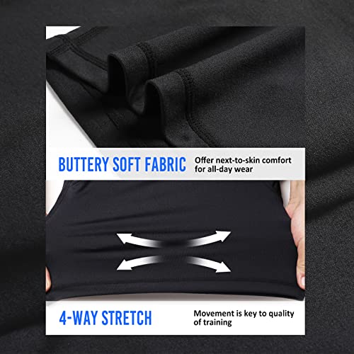 maamgic Mens Workout Shorts 5" Short Shorts Soft Stretch Running Gym Athletic Shorts with Zip Pockets2