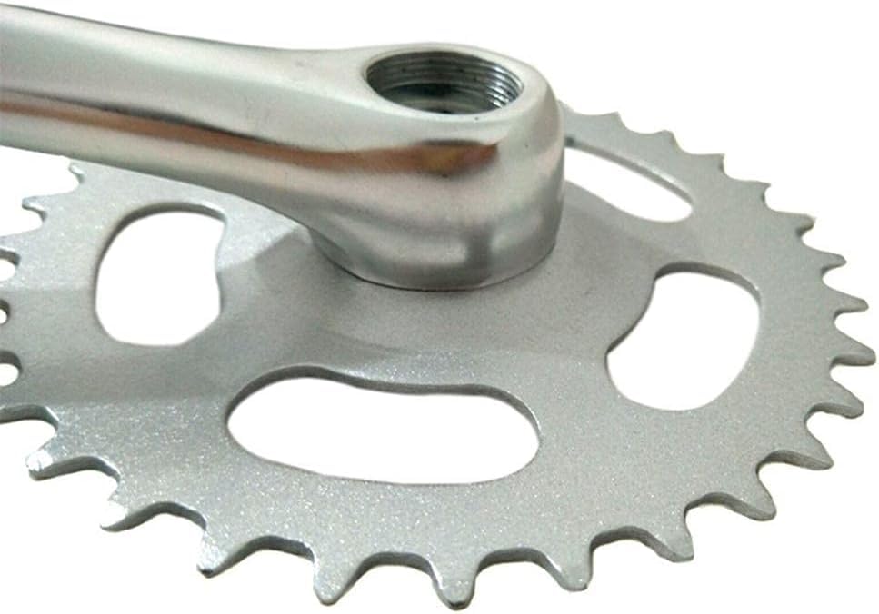 Tarcza rowerowa, wąska szeroka tarcza, zębatka rowerowa, prędkość mechanizmu korbowego, mechanizm korbowy, rowerowy mechanizm korbowy Jednobiegowy mechanizm korbowy Rower MTB 165 mm Korba Platte Tarcz
