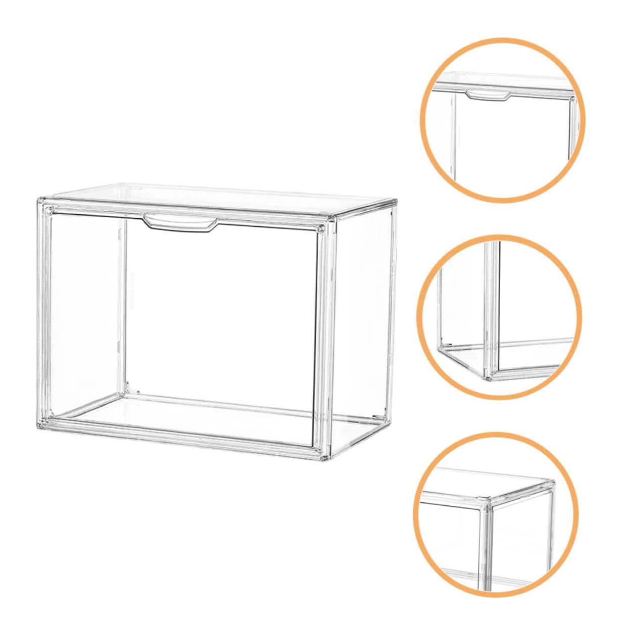 VALICLUD Transparente Extra Große Buchaufbewahrungsbox Staubdicht Praktischer Organizer Für Schulbücher Und Dokumente Stapelbar Für Klassenzimmer Und Zuhause