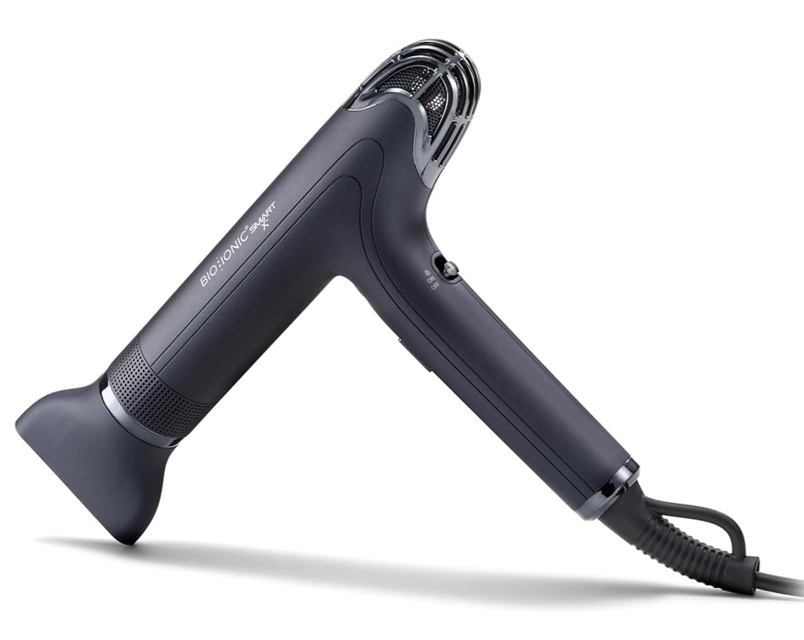 Bio Ionic Smart-X Hair Dryer with Diffuser High-Efficiency Blow Dryer with 3 Heat 3 Speed Settings Diffuser Hair