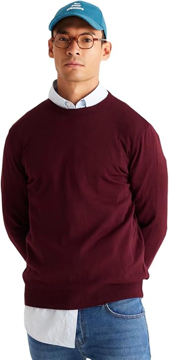 ALTINYILDIZ CLASSICS Anti-Pilling Hair-Free Standard Fit Normal Cut Bicycle Collar Knitwear Sweater, Color