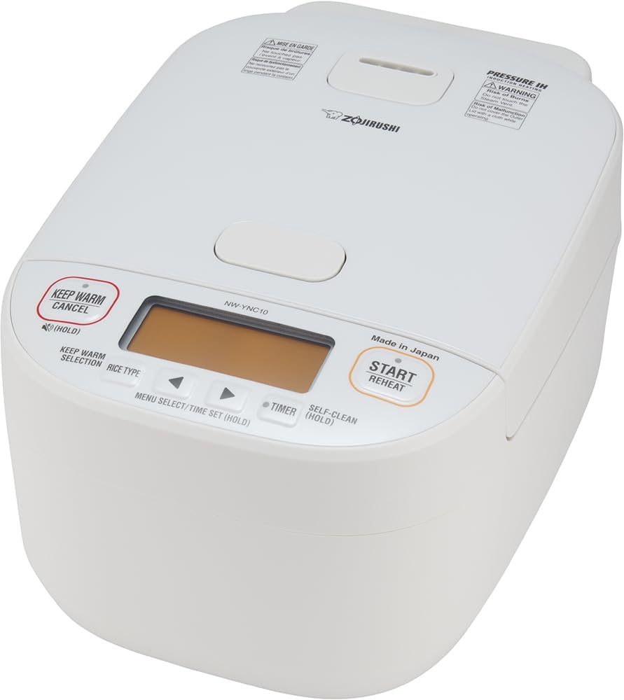 Amazon.com: Zojirushi NW-YNC10WA Induction Rice Cooker and Warmer