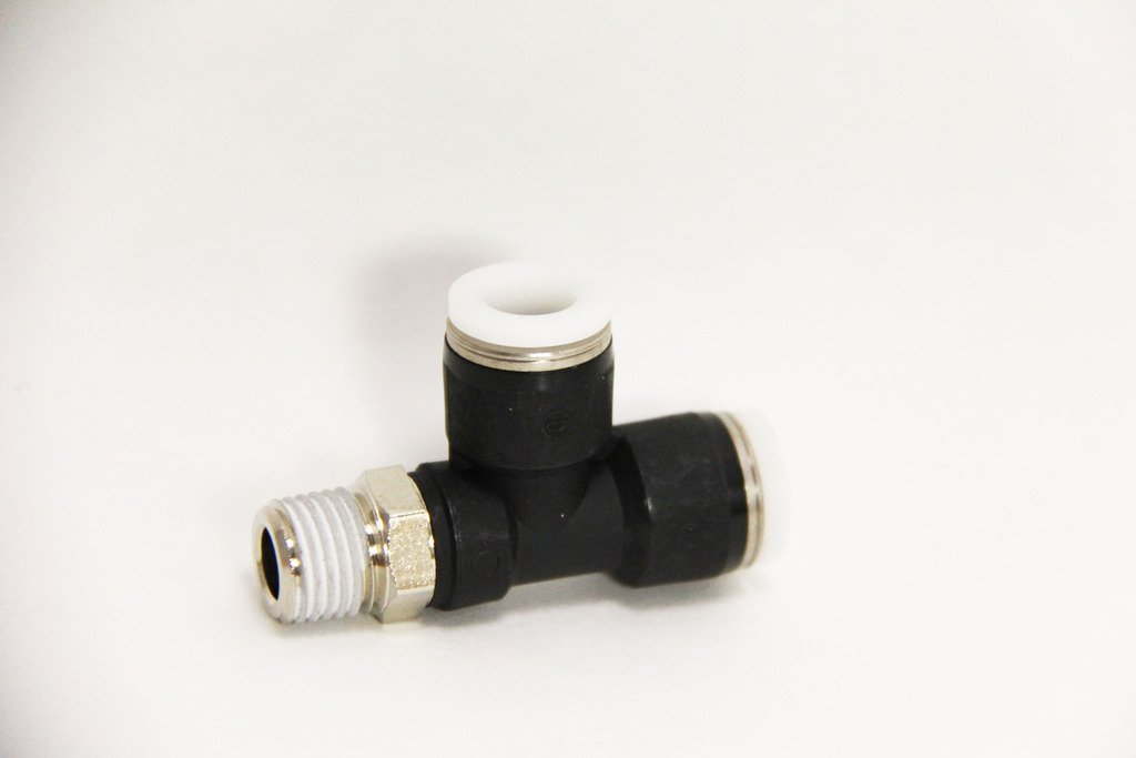 UPC PD3/8-N2UT Pisco Fitting, Straight, 1/4 Tube Diameter, 1/8 Thread Size NPT