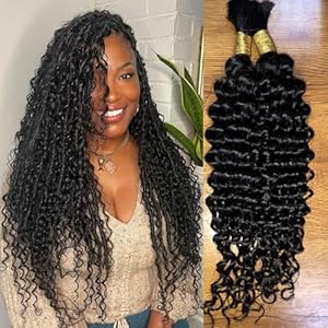 WENYU Human Braiding Hair 100g Deep...