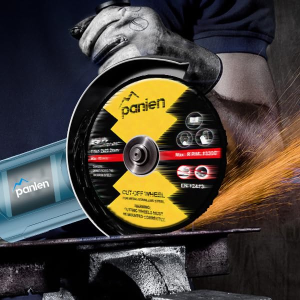 Miniatura 2 de Panlen 25 ruedas de corte de 3 pulgadas x 364x38 para metal, discos de corte delgados, se adapta a cualquier amoladora angular o herramienta de aire
