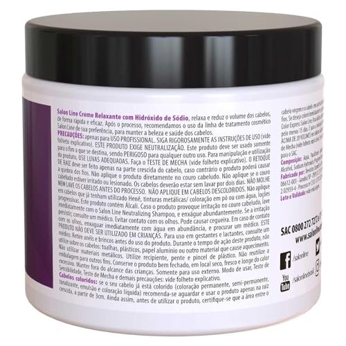 Alisante Salon Line Sódio Super 400g