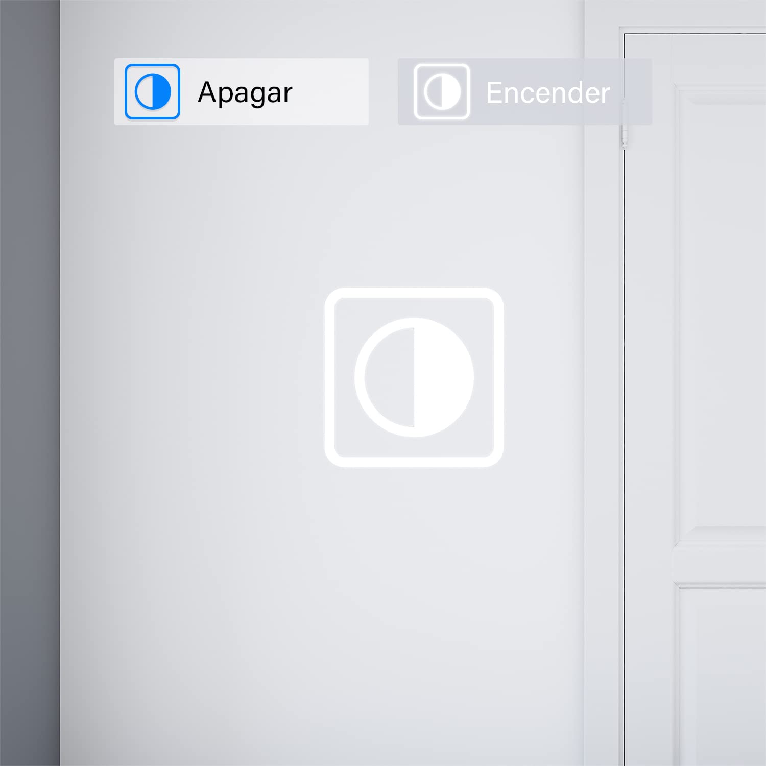 SONNI Armario Espejo Baño con Luz 90 x 65 cm Bisagra Conductora Interruptor Táctil 3 Puertas,Espejo de Baño con Armario y LED,Acero Inoxidable Enchufe para Afeitadora 6 Estantes