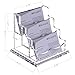 YUXUN Business Card Holder Display for Desk, Clear Acrylic Cards Organizer 3 Tier 3 Slots, Business Card Stand for Men and Women 1 Pack (3 slots) 3slots…