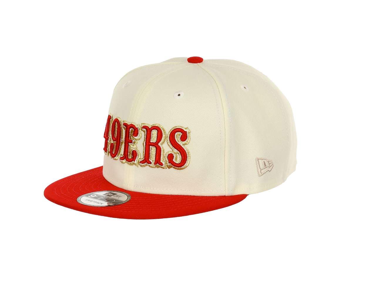 New Era NFL 9Fifty Caps verstellbar Snapback Baseball Kappe gerader Schirm Teamcolour 49ers Bills Steelers