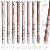 CHENBOOW Gel-Radierstifte,8 Stück Radierbarer Kugelschreiber,Tintenroller Radierbar,Radierbarer Kugelschreiber Stifte Set,Radierbarer Tintenroller,Erasable Pen Set,für Schul Bürobedarf