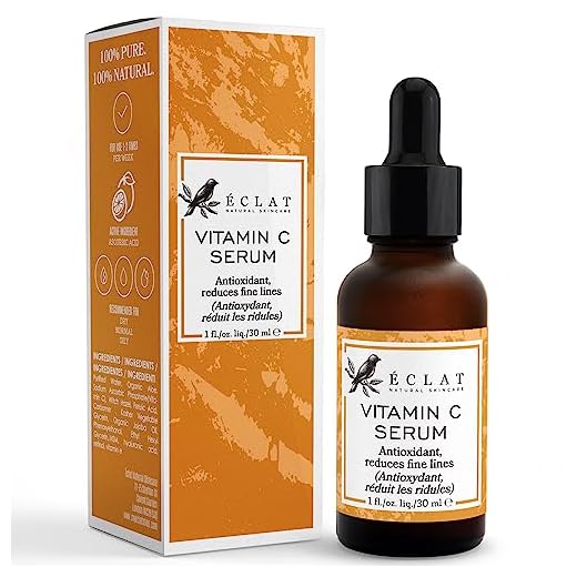 EL GANADOR 2021* Sérum de Vitamina C Cara/Cuello/Ojos – 5 VECES MÁS POTENTE - Sérum Anti-Edad con 20% de Vitamina C - Reduce Arrugas/Líneas/Edad - 100% Vegano/Desarrollado por Dermatólogos