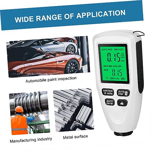 CHILDWEET Medidor Digital de Espesor de Recubrimiento Automotriz con Luz de Fondo, Medidor Preciso de Profundidad de Pintura para Coatings de Autos miniatura 3