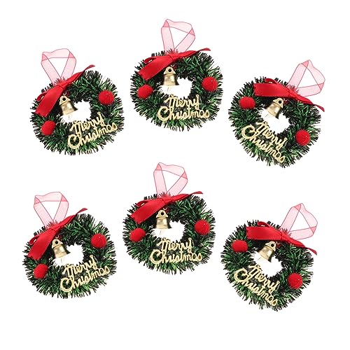 iplusmile 10 pezzi Ghirlande Natale Miniature da Decorazioni Natalizie Stoffa per e Festivi per Atmosfera Invernale e Feste