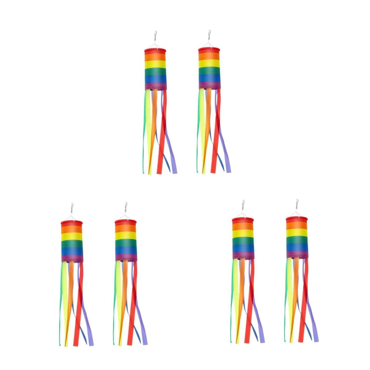 Drapeau de jardin manche à vent arc-en-ciel pour animer votre cour et patio extérieur