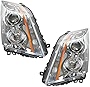 Headlight Assembly Compatible With 2008-2014 Cadillac CTS Driver and Passenger Side