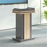 Ce podium, au design élégant et aux matériaux de haute qualité, est idéal pour une utilisation mobile en position debout. Son plateau surélevé et spacieux permet de ranger diverses fournitures de bureau tout en optimisant l'organisation de votre espace de travail. Il dissimule discrètement le désordre, facilitant ainsi la prise de notes au stylo. Parfait pour les orateurs qui apprécient l'alliance de l'élégance et de la fonctionnalité lors de leurs présentations.
