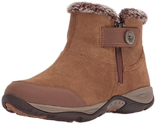 Easy Spirit Women's Eliria Ankle Bootie, Dark Natural Multi Suede, 6 M US