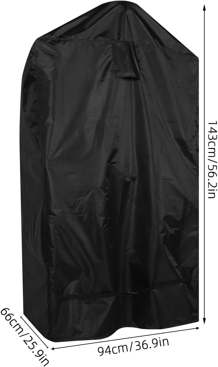 Outdoor Weatherproof Fireplace Cover: 56x37x26" Oxford Fabric Chiminea Heater Cover - Full Coverage Fireplace Fire Pit Dust Protection for Patio Furniture