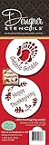 Designer Stencils Thanksgiving Cookie Set, Beige/semi-transparent