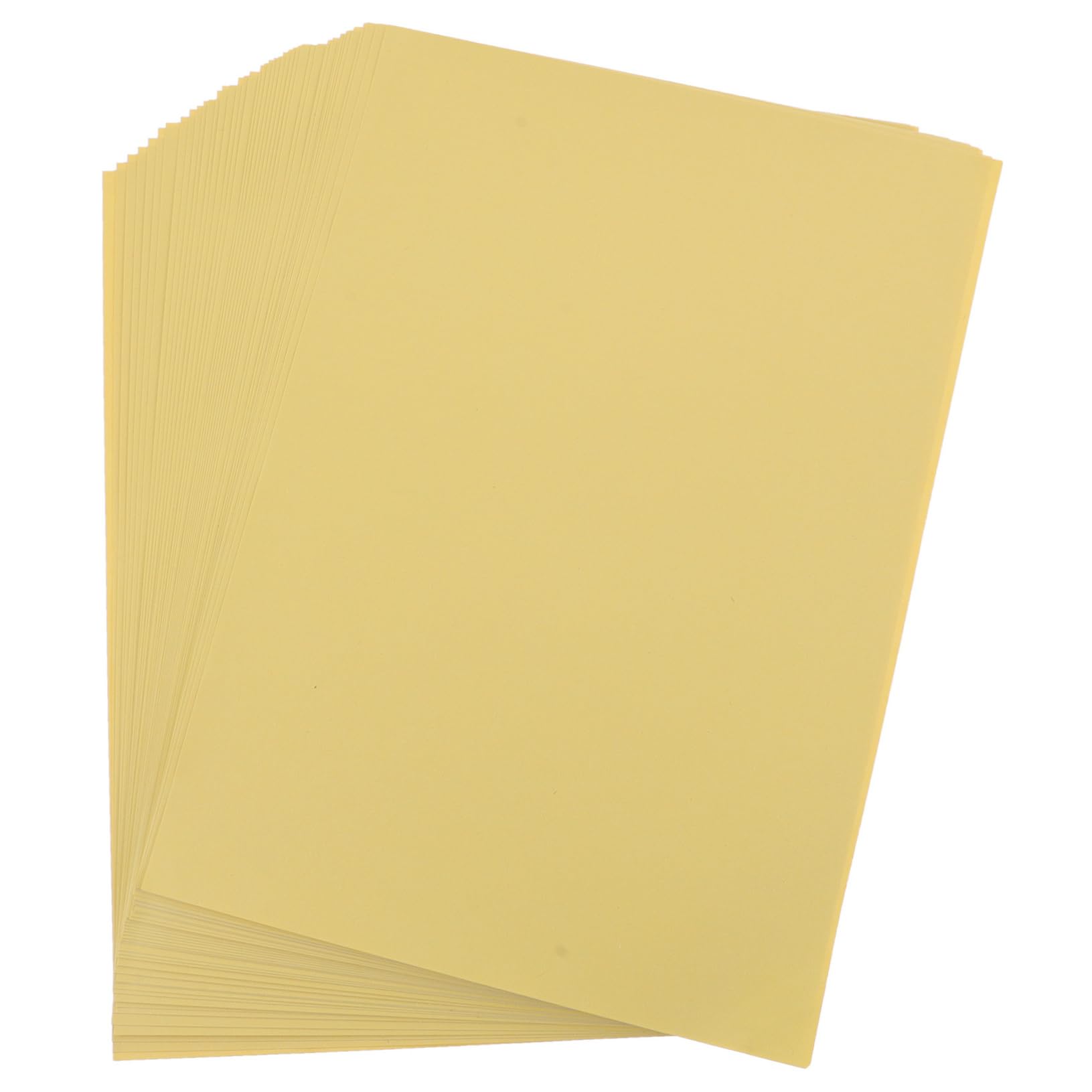 Étiquettes Autocollantes A4 en Papier Adhésif Blanc, 100 Feuilles, Surface Inscriptible, Adaptées à L’impression pour Bureau et Maison