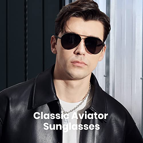 Cyxus Polarized Aviator Sunglasses for Men Women UV400 Protection Aviators Glasses for Driving Hiking Travel2