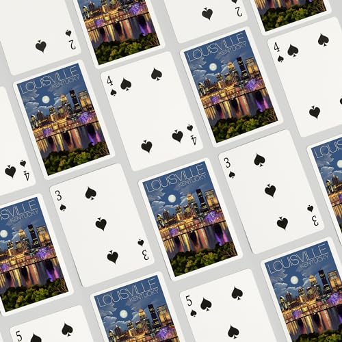 Baraja de 52 cartas de póker Louisville Kentucky miniatura 4