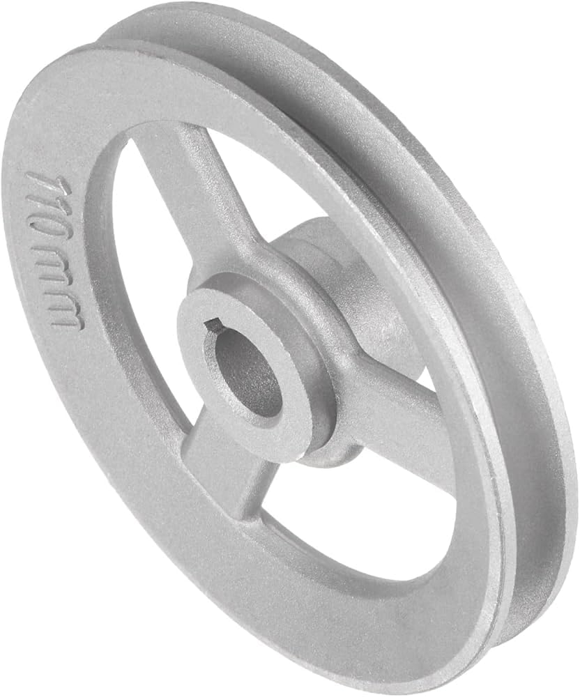Clutch Motor Pulley 110MM Industrial Sewing Machine Transfer Wheel Motor Pulley (15mm Inner hole), Motor Belt Pulley Sewing Accessories Parts-image-27