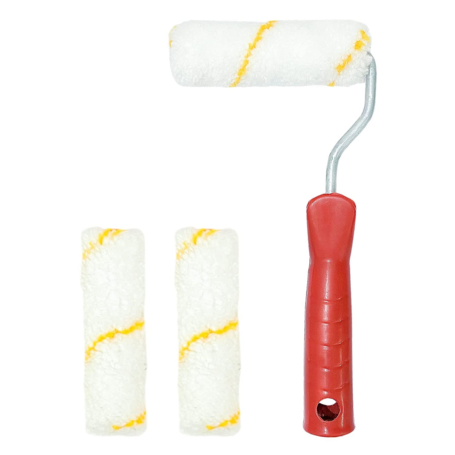 super brush 4inch Paint Roller for Smooth Finishing Texture Application (3roller+1handle) (B09YMKDL12) Amazon Price History, Amazon Price Tracker