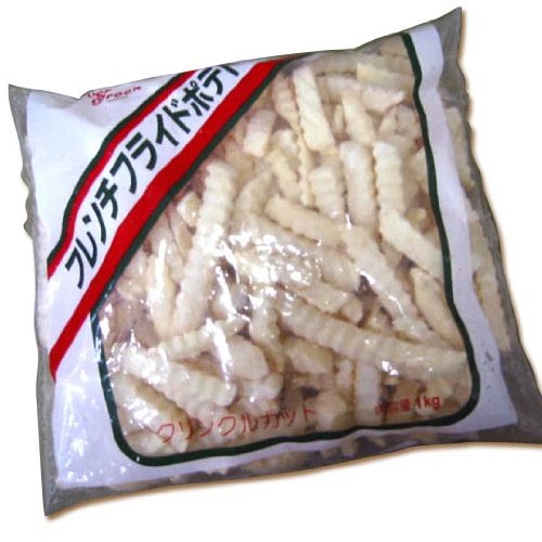 フレンチフライドポテト クリンクルカット 1kg