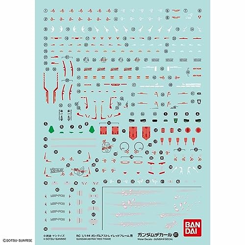 ガンダムデカール No.111 RG 1/144 ガンダムアストレイレッドフレーム用