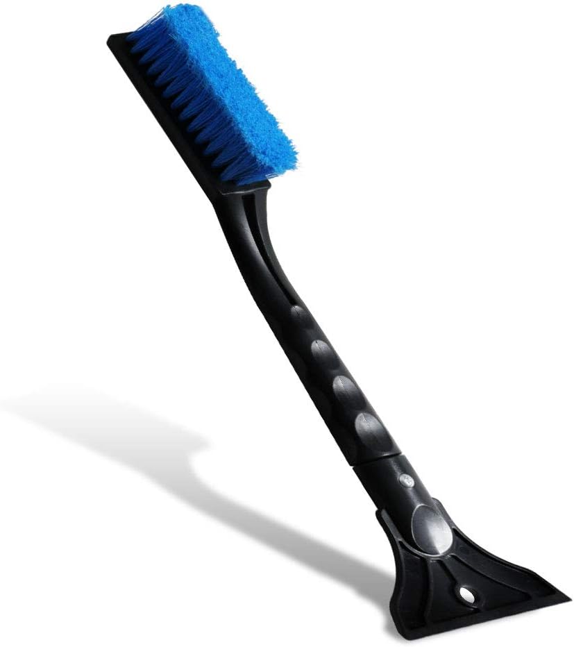 spazzaneve con raschiaghiaccio