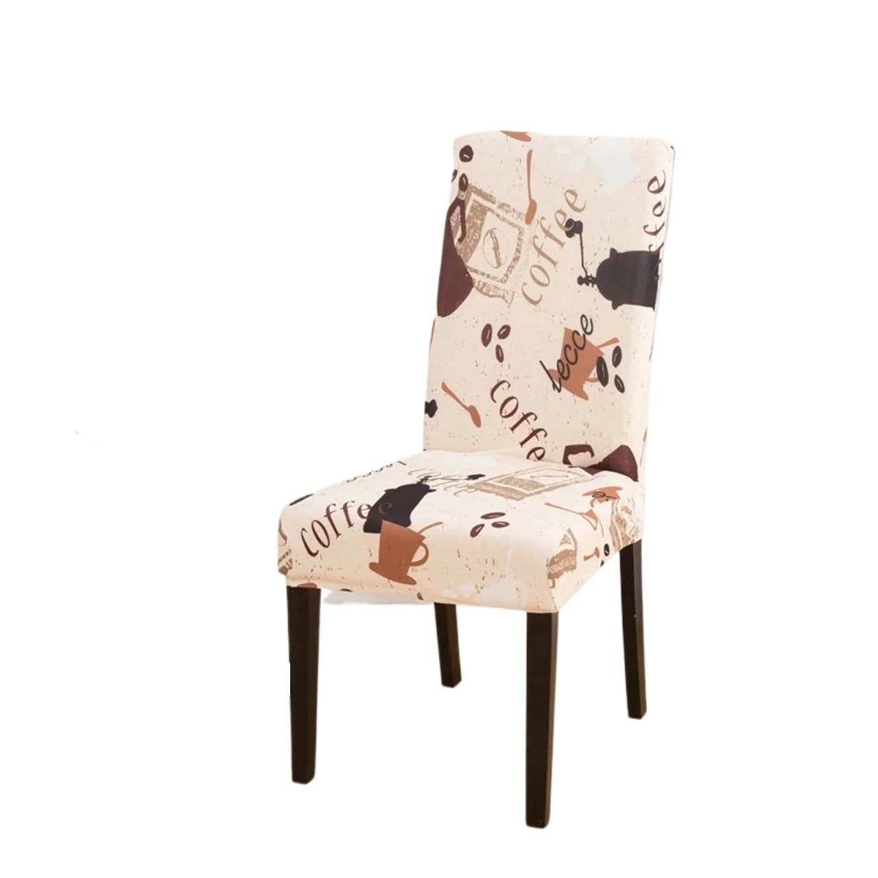 GCYEIDMA Printed Chair Covers 4/6pcs Stretchy Dining Chair Covers with Floral Print - Removable & Machine Washable Slipcovers(A,4PC)